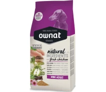 Придбати - корм для собаки  Корм Ownat Classic Dog Mini Adult сухий повнораціонний зі свіжим м'ясом курки для дорослих собак дрібних порід вагою від 1 до 10 кг 4 кг