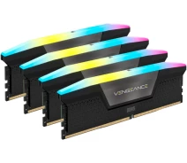 Придбати - оперативну пам'ять  Модуль пам'яті Corsair DDR5-6000 98304MB PC5-48000 (Kit of 4x24576) Vengeance RGB Black (CMH96GX5M4B6000C30)