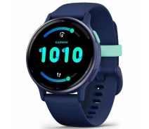 Придбати - смарт-годинник  Смарт-годинник Garmin vivoactive 5 Металевий Navy Aluminum Bezel with Navy Case and Silicone Band (010-02862-12/52)