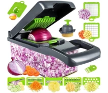 Придбати - тертку та овочерізку  Овочерізка Головна особливість - Nicer Dicer 25 предметів чорний (43831-_394)