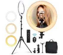 Придбати - кільцеве світло  Кільцева лампа зі штативом 45 см 65W, тримач для телефону і USB - кільцеве світло LED світлодіодна лампа