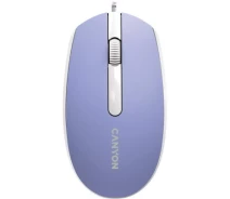 Придбати - мишку для ноутбука  Миша Canyon M-10 USB Mountain Lavender (CNE-CMS10ML) (753672-01)