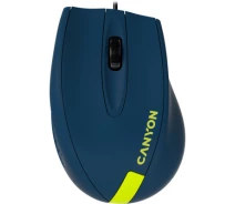 Придбати - мишку для ноутбука  Миша Canyon M-11 USB Blue/Yellow (CNE-CMS11BY) (753676-01)
