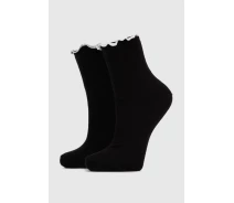 Придбати - дитячу шкарпетку  Шкарпетки для дівчинки Premier Socks Рюші 16-18 Чорний (4820203339778)
