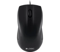 Придбати - мишку для ноутбука  Миша провідна LogicConcept LM-12 3кн 1000dpi чорна USB (M-LC-LM12)