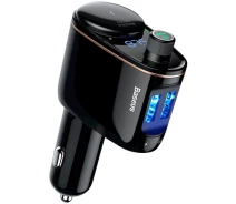 Придбати - FM трансмиттер  FM-Трансмітер Модулятор Baseus Locomotive Bluetooth MP3 Vehicle Charger CCALL-RH01 Black