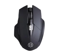 Придбати - мишку для ноутбука  Миша бездротова INPHIC A1 з підключенням USB 2.4Gz + Bluetooth, з акумулятором та 2400 DPI, mate black