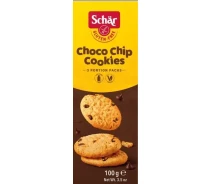 Придбати - печиво  Печиво без глютену зі шматочками шоколаду "Choco Chip Cookies" Dr. Schar 100 г (8008698013021)