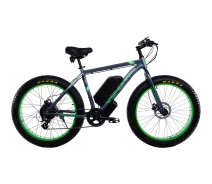 Придбати - електровелосипед  Електровелосипед WENDAT FATBIKE 26" 48V 23Ah 1000W рама 20" зі знімною батареєю сіро-зелений