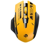 Придбати - мишку для ноутбука  Миша бездротова INPHIC A9 з підключенням Bluetooth+USB2.4ГГц, акумулятором та 2400 DPI, yellow