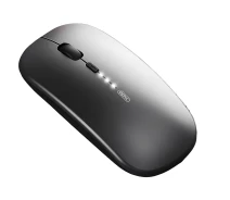 Придбати - мишку для ноутбука  Миша бездротова INPHIC M1Pro з підключенням USB 2.4ГГц + Bluetooth, акумулятором, 2400 DPI, сірий