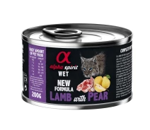 Придбати - корм для кота  Корм Alpha Spirit Lamb with Pear for Adult cats з ягнятком для дорослих котів 200 гр