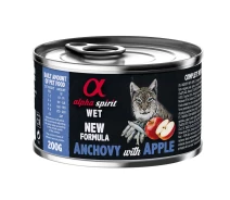 Придбати - корм для кота  Корм Alpha Spirit Anchovy with Red Apple вологий з анчоусами та яблуками 200 гр