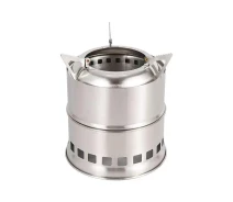 Придбати - піч для казана  Портативна дров'яна піч Cool Bee Outdoor Mini Wood Stove Silver