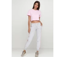 Придбати - жіночу футболку  Футболка Solo топ коротка без кармана M Рожева Wm726