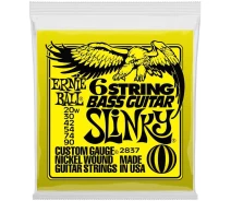 Придбати - струны для гитар  Струни для бас-гітари Ernie Ball 2837 6 String Bass Guitar Slinky Nickel Wound 20w/90