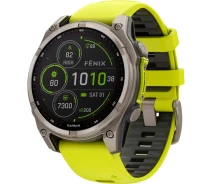 Придбати - смарт-годинник  Смарт-годинник Garmin Fenix ​​8 Solar Sapphire 47mm Titanium with Amp Yellow/Graphite Silicone Band (010-02906-21) [116855]
