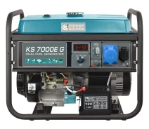 Придбати - генератор  Газобензиновий генератор Konner&Sohnen KS 7000E G (5.5 кВт, 50 Гц, 230 В, 25 л) електростартер однофазний (23123)