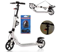 Придбати - самокат  Самокат двоколісний дорослий ITrike SR 2-015-3-W білий