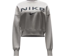 Придбати - жіночий світшот  Світшот жіночий Nike PHOENIX FLEECE OVER-OVERSIZED CREW-NECK LOGO бежевий FV7674-104 Розмір XS (FV7674-104_XS)