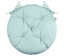 Придбати - подушку для стільця і крісла  Подушка для стільця Ardesto Oliver бавовняна Dх40см Аквамарин (ART03OA)