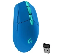 Придбати - мишку для ноутбука  Бездротова ігрова миша Logitech G304 gaming mouse (910-006016) синя 910-006016 (34384)