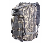 Придбати - рюкзак  Тактичний штурмовий рюкзак Armour Tactical М25 Oxford 600D (з системою MOLLE) 20-25 літрів Сірий Піксель