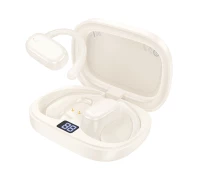 Придбати - навушники  Бездротові навушники BOROFONE BW73 Lucky Open True Wireless BT5.4 headset 300mAh Milky White (6941991114847)