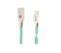 Придбати - кабель та перехідник  Кабель Recci RCL-B100 USB Lightning Rapid 1м бірюзовий (6955482589649)