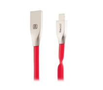 Придбати - кабель та перехідник  Кабель Recci RCL-B100 USB Lightning Rapid 1м червоний (6955482589625)