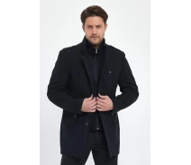 Придбати - чоловіче пальто  Пальто Trend Collection 9679 Темно-синій 58 (56650)