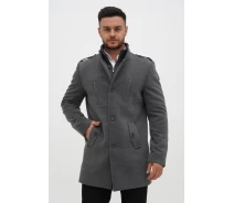 Придбати - чоловіче пальто  Пальто Trend Collection 12825 Сірий 58 (63334)