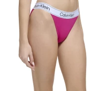 Придбати - жіночі плавки  Плавки бікіні в рубчик Calvin Klein з логотипом 1159816006 (рожевий L) (art103077)
