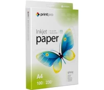 Придбати - фотопапір  Фотопапір PrintPro A4 (PGE230100A4)