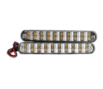 Придбати - Денні ходові вогні  Денні ходові вогні SMD5050-20led, SMD3030-10led 12В з функцією повороту білий/жовтий
