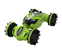 Придбати - радіокеровану іграшку  Машинка на радіокеруванні JJRC Q150 Twist Double-sided Transforming Climber Car Green [119052]