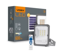 Придбати - прожектор  Прожектор світлодіодний Videx VL-FSO-205 із сонячною панеллю 16 W 600 Lm 5000 K