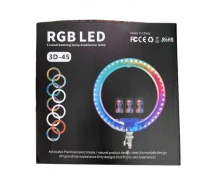 Придбати - кільцеве світло  Кільцева LED лампа 3D-45RGB USB 45см для професійної зйомки фото та відео XPRO (40919-3D-45RGB_1201)