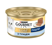 Придбати - корм для кота  Вологий корм для котів з тунцем Gourmet Gold, 85 гр