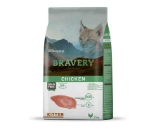 Придбати - корм для кота  Сухий корм для кошенят BRAVERY KITTEN Chicken з куркою, 2 кг (*)