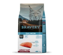 Придбати - корм для кота  Сухий корм для стерилізованих кішок BRAVERY Salmon Adult Cat Sterilized з лососем, 7 кг (*)