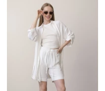 Придбати - жіночий костюм  Жіночий костюм Vivioji KSW 24-1 Молочний XXL (14049)