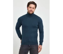 Придбати - чоловічу водолазку та гольф  Водолазка Trend Collection 9875 Зелений M (57231)