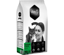 Придбати - корм для кота  Повсякденний корм для котів Amity з куркою та рисом 10 кг (8436538947951)