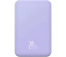 Придбати - універсальну мобільну батарею  Портативна батарея Powerbank Baseus Magnetic Mini Wireless Fast Charge 20000 mAh 20W PPCX150005 Purple