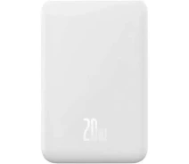 Придбати - універсальну мобільну батарею  Портативна батарея Powerbank Baseus Magnetic Mini Wireless Fast Charge 20000mAh 20W PPCX150002 White