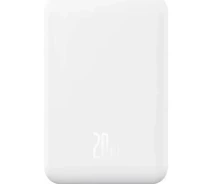 Придбати - універсальну мобільну батарею  Портативна батарея Powerbank Baseus Magnetic Mini Wireless Fast Charge 5000 mAh 20W P10022107223-00 White