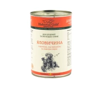 Придбати - корм для собаки  Консервований корм Hubertus Gold для цуценят з яловичиною 400 г (21445)