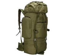 Придбати - рюкзак  Великий тактичний, армійський рюкзак з дощовиком 65L Combat 32х20х75 см Хакі