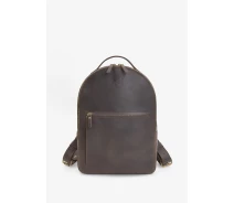 Придбати - рюкзак  Шкіряний рюкзак The Wings Groove M темно-коричневий 37х26х10 см